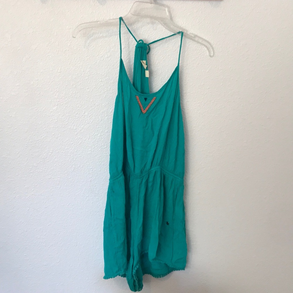 Roxy green romper